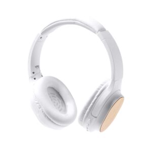 Cuffie wireless in ABS riciclato e dettagli in bambù